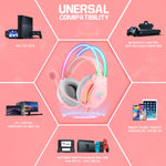 Cuffia da gioco cablata X26 USB + 3,5 mm RGB, X26