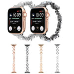 Cinturino per orologio in metallo con bracciale fiore, For Apple Watch Series 8&7 45mm, For Apple Watch Series 8&7 41mm