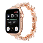 Cinturino per orologio in metallo con bracciale fiore, For Apple Watch Series 8&7 45mm, For Apple Watch Series 8&7 41mm