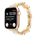 Cinturino per orologio in metallo con bracciale fiore, For Apple Watch Series 8&7 45mm, For Apple Watch Series 8&7 41mm