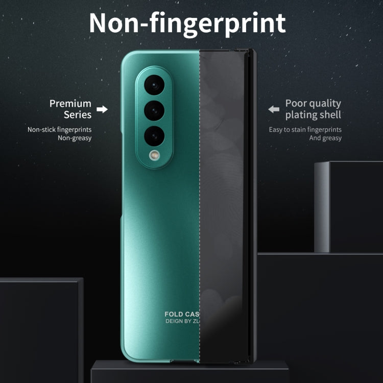 Custodia per telefono all-inclusive pieghevole galvanica integrata, For Samsung Galaxy Z Fold4 5G