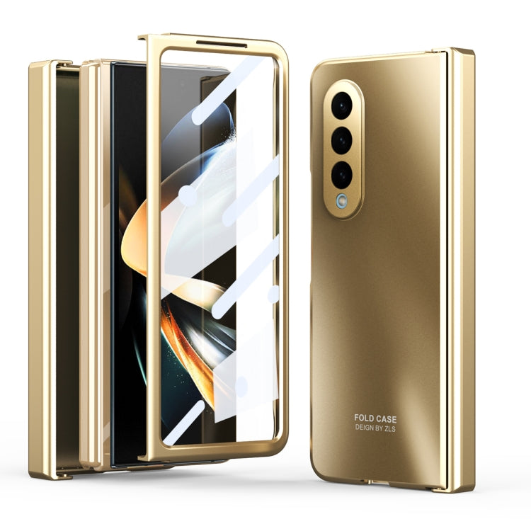 Custodia per telefono all-inclusive pieghevole galvanica integrata, For Samsung Galaxy Z Fold4 5G