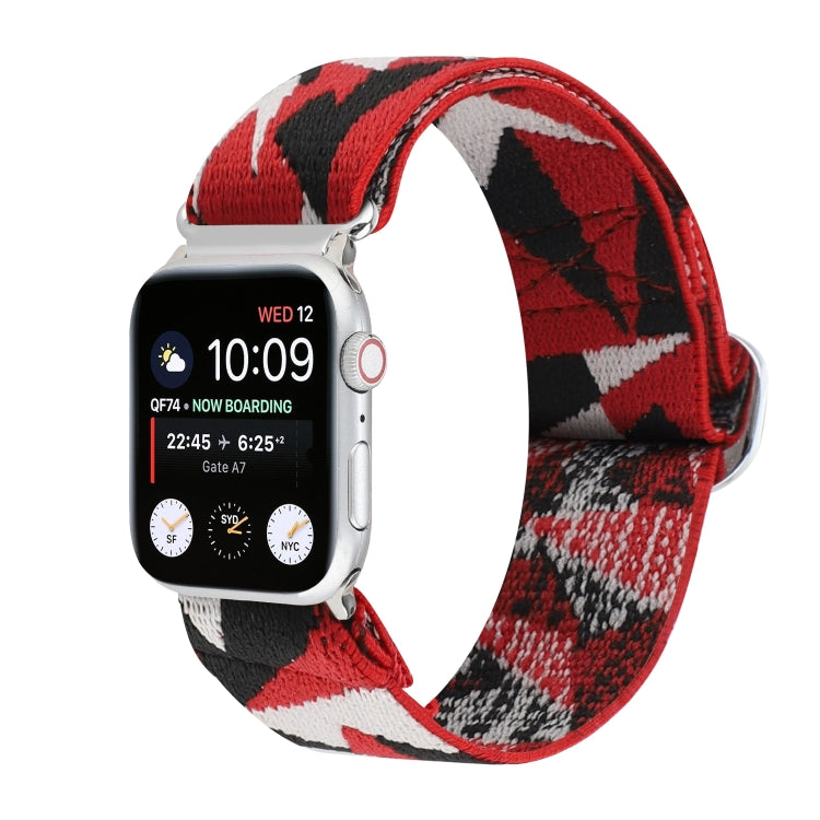 Cinturino in nylon elastico con fibbia, For Apple Watch Series 8&7 45mm