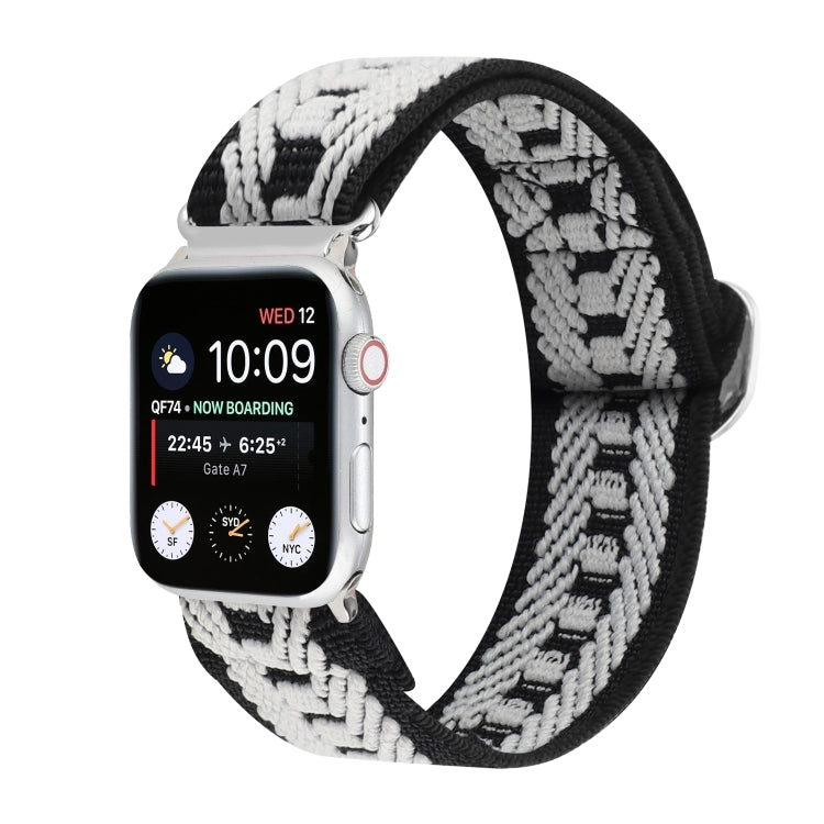 Cinturino in nylon elastico con fibbia, For Apple Watch Series 8&7 45mm