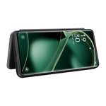 Custodia per telefono in pelle con vibrazione in fibra di carbonio, For OPPO Find X6, For OPPO Find X6 Pro 5G, For Realme V30 / V30T, For Blackview A85