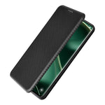 Custodia per telefono in pelle con vibrazione in fibra di carbonio, For OPPO Find X6, For OPPO Find X6 Pro 5G, For Realme V30 / V30T, For Blackview A85