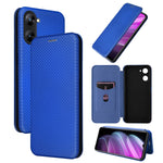 Custodia per telefono in pelle con vibrazione in fibra di carbonio, For OPPO Find X6, For OPPO Find X6 Pro 5G, For Realme V30 / V30T, For Blackview A85