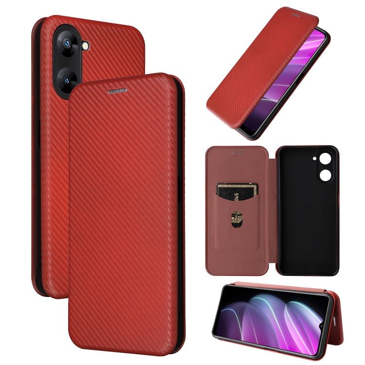Custodia per telefono in pelle con vibrazione in fibra di carbonio, For OPPO Find X6, For OPPO Find X6 Pro 5G, For Realme V30 / V30T, For Blackview A85