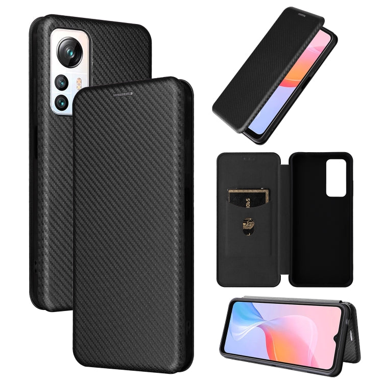 Custodia per telefono in pelle con vibrazione in fibra di carbonio, For OPPO Find X6, For OPPO Find X6 Pro 5G, For Realme V30 / V30T, For Blackview A85