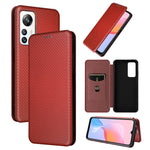 Custodia per telefono in pelle con vibrazione in fibra di carbonio, For OPPO Find X6, For OPPO Find X6 Pro 5G, For Realme V30 / V30T, For Blackview A85