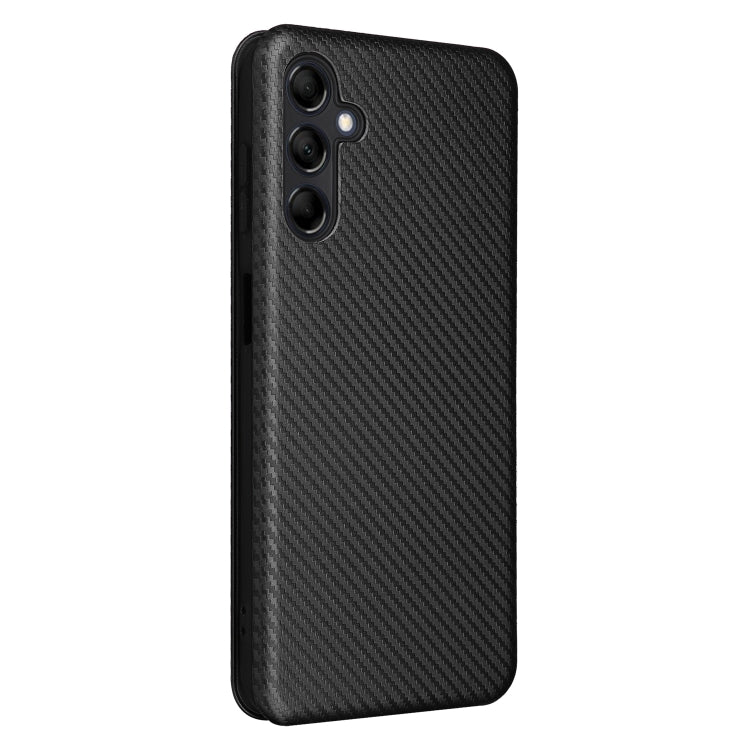 Custodia per telefono in pelle con vibrazione in fibra di carbonio, For Samsung Galaxy M14 5G Global