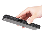 Custodia per telefono in pelle con vibrazione in fibra di carbonio, For Samsung Galaxy M14 5G Global