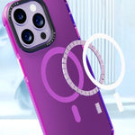 Custodia protettiva MagSafe per telefono in acrilico + TPU, For iPhone 14, For iPhone 14 Pro, For iPhone 14 Pro Max, For iPhone 13, For iPhone 13 Pro, For iPhone 13 Pro Max