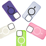 Custodia protettiva MagSafe per telefono in acrilico + TPU, For iPhone 14, For iPhone 14 Pro, For iPhone 14 Pro Max, For iPhone 13, For iPhone 13 Pro, For iPhone 13 Pro Max