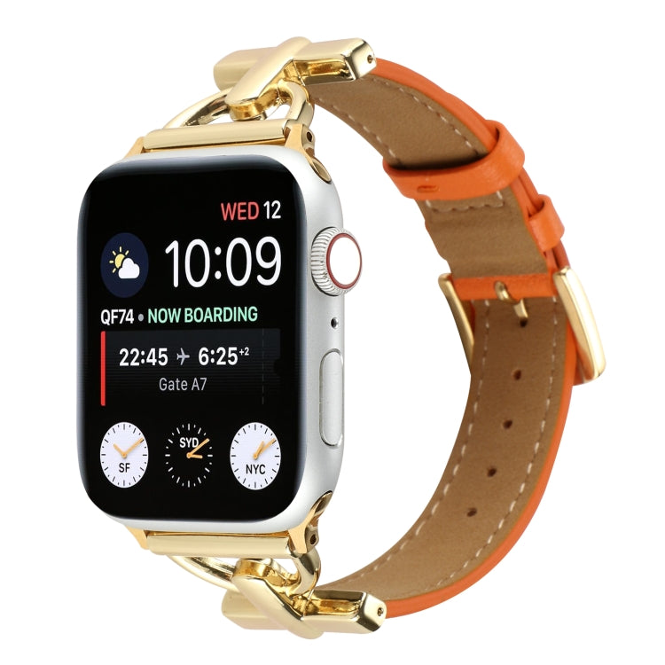 Cinturino per orologio in vera pelle tinta unita con fibbia a D, For Apple Watch Series 8&7 45mm, For Apple Watch Series 8&7 41mm