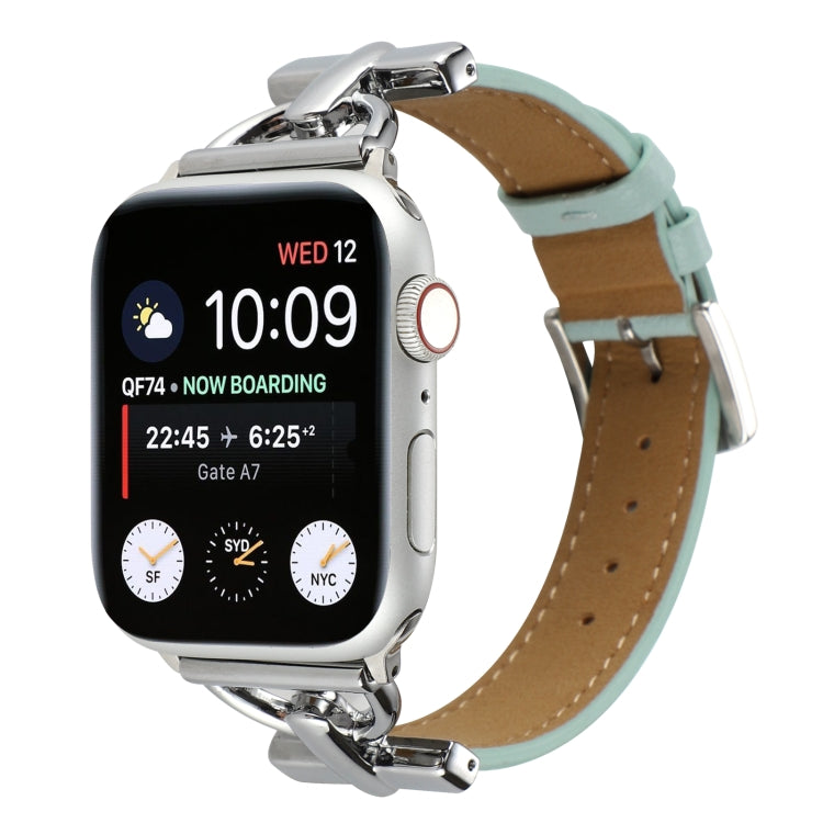 Cinturino per orologio in vera pelle tinta unita con fibbia a D, For Apple Watch Series 8&7 45mm, For Apple Watch Series 8&7 41mm