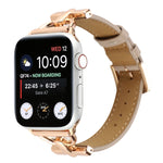 Cinturino per orologio in vera pelle tinta unita con fibbia a D, For Apple Watch Series 8&7 45mm, For Apple Watch Series 8&7 41mm