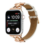 Cinturino per orologio in vera pelle tinta unita con fibbia a D, For Apple Watch Series 8&7 45mm, For Apple Watch Series 8&7 41mm
