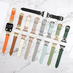 Cinturino per orologio in vera pelle tinta unita con fibbia a D, For Apple Watch Series 8&7 45mm, For Apple Watch Series 8&7 41mm
