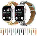 Cinturino per orologio in vera pelle tinta unita con fibbia a D, For Apple Watch Series 8&7 45mm, For Apple Watch Series 8&7 41mm