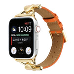 Cinturino per orologio in vera pelle tinta unita con fibbia a D, For Apple Watch Series 8&7 45mm, For Apple Watch Series 8&7 41mm