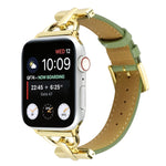 Cinturino per orologio in vera pelle tinta unita con fibbia a D, For Apple Watch Series 8&7 45mm, For Apple Watch Series 8&7 41mm