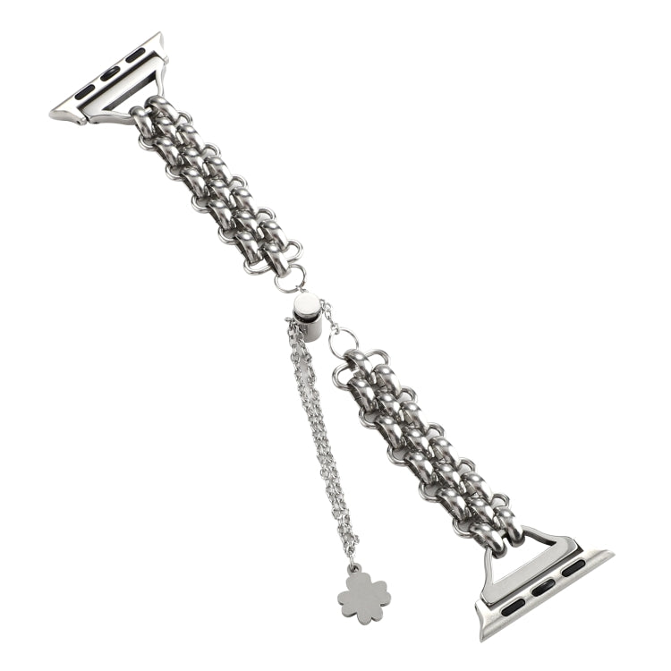 Cinturino in metallo con catena a doppia fila, For Apple Watch Series 8&7 45mm, For Apple Watch Series 8&7 41mm