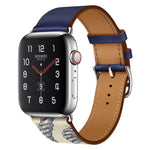 Cinturino in pelle con motivo serigrafato, For Apple Watch Series 7 41mm / 6 & SE & 5 & 4 40mm / 3 & 2 & 1 38mm, For Apple Watch Series 8&7 45mm / SE 2&6&SE&5&4 44mm / 3&2&1 42mm, For Apple Watch Series 8&7 41mm / SE 2&6&SE&5&4 40mm / 3&2&1 38mm       ...