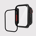 Custodia per orologio da film per PC con pulsante staccabile, For Apple Watch Series 9 / 8 / 7 41mm, For Apple Watch Series SE 2025 / SE 2 / 6 / SE / 5 / 4 40mm, For Apple Watch SE 2025 / SE 2 / 6 / SE / 5 / 4 40mm                                      ...