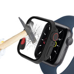 Custodia per orologio da film per PC con pulsante staccabile, For Apple Watch Series 9 / 8 / 7 41mm, For Apple Watch Series SE 2025 / SE 2 / 6 / SE / 5 / 4 40mm, For Apple Watch SE 2025 / SE 2 / 6 / SE / 5 / 4 40mm                                      ...