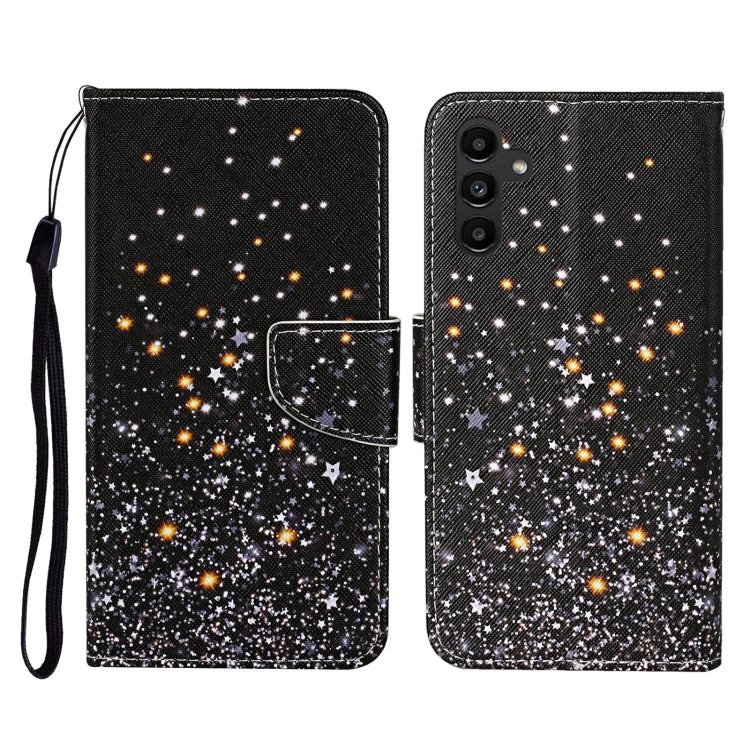 Custodia per cellulare in pelle con motivo a disegno colorato, For Samsung Galaxy A24 4G