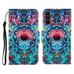 Custodia per cellulare in pelle con motivo a disegno colorato, For Samsung Galaxy A24 4G