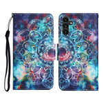 Custodia per cellulare in pelle con motivo a disegno colorato, For Samsung Galaxy A24 4G