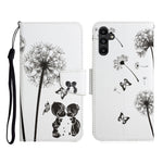 Custodia per cellulare in pelle con motivo a disegno colorato, For Samsung Galaxy A24 4G