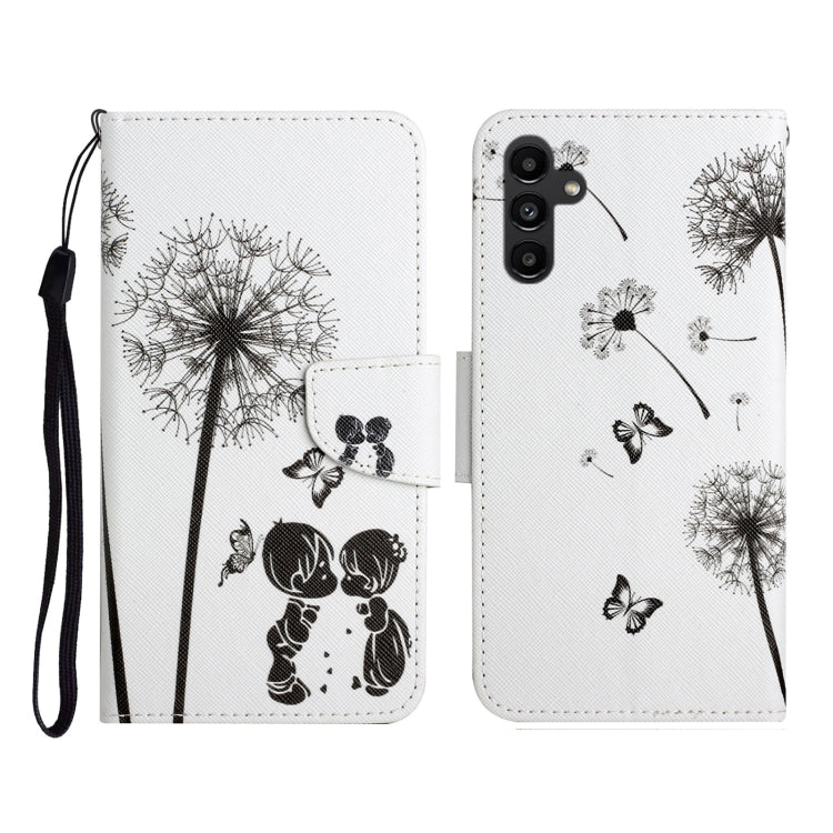Custodia per cellulare in pelle con motivo a disegno colorato, For Samsung Galaxy A24 4G