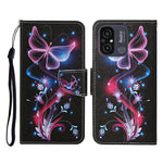 Custodia per cellulare in pelle con motivo a disegno colorato, For Xiaomi Redmi 12C