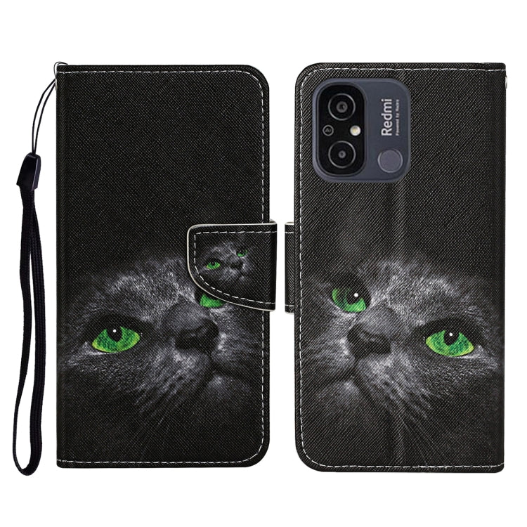 Custodia per cellulare in pelle con motivo a disegno colorato, For Xiaomi Redmi 12C