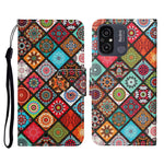 Custodia per cellulare in pelle con motivo a disegno colorato, For Xiaomi Redmi 12C