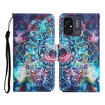 Custodia per cellulare in pelle con motivo a disegno colorato, For Xiaomi Redmi 12C