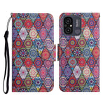 Custodia per cellulare in pelle con motivo a disegno colorato, For Xiaomi Redmi 12C