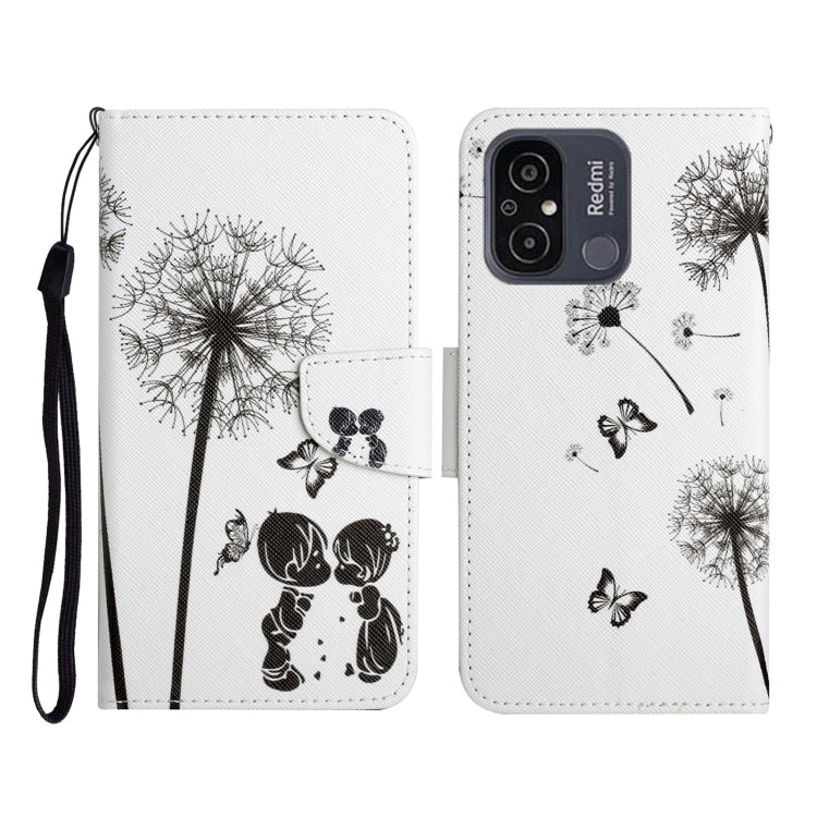 Custodia per cellulare in pelle con motivo a disegno colorato, For Xiaomi Redmi 12C