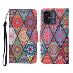 Custodia per cellulare in pelle con motivo a disegno colorato, For Xiaomi Redmi 12C
