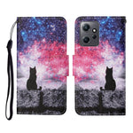 Custodia per cellulare in pelle con motivo a disegno colorato, For Xiaomi Redmi Note 12 4G Global