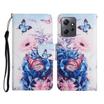 Custodia per cellulare in pelle con motivo a disegno colorato, For Xiaomi Redmi Note 12 4G Global