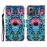 Custodia per cellulare in pelle con motivo a disegno colorato, For Xiaomi Redmi Note 12 4G Global