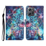 Custodia per cellulare in pelle con motivo a disegno colorato, For Xiaomi Redmi Note 12 4G Global