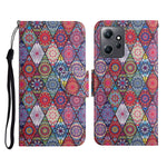 Custodia per cellulare in pelle con motivo a disegno colorato, For Xiaomi Redmi Note 12 4G Global