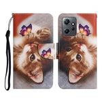 Custodia per cellulare in pelle con motivo a disegno colorato, For Xiaomi Redmi Note 12 4G Global