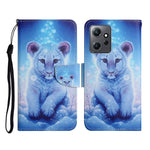 Custodia per cellulare in pelle con motivo a disegno colorato, For Xiaomi Redmi Note 12 4G Global