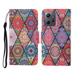 Custodia per cellulare in pelle con motivo a disegno colorato, For Xiaomi Redmi Note 12 4G Global